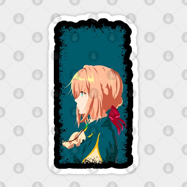 violet evergarden anime Sticker by Sparkledoom